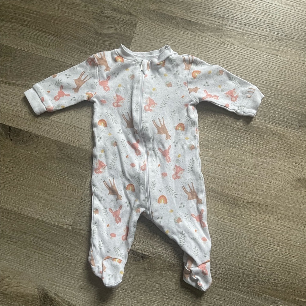 Animal print 100% cotton sleeper